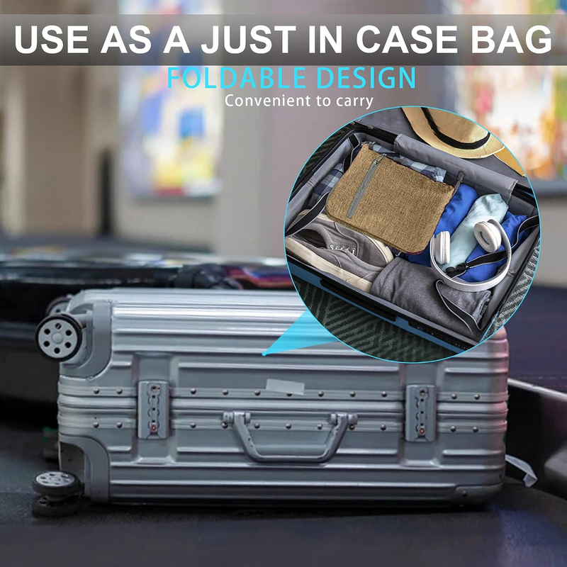 Foldable Travel Duffle Bag 65L 85L 115L Waterproof Weekender Shoe Pocket5