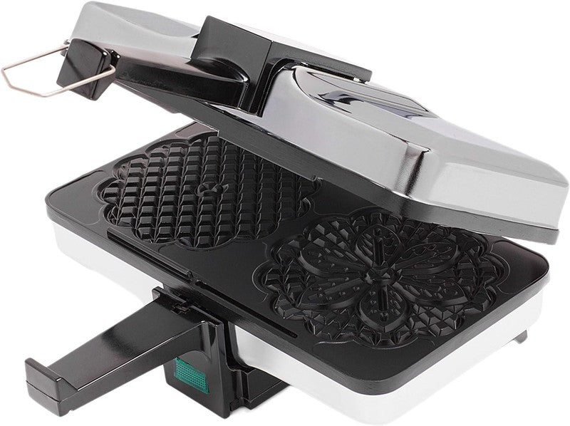 Pizzelle Maker Nonstick Electric 2-Cookie Press Italian Holiday Baking Supplies2