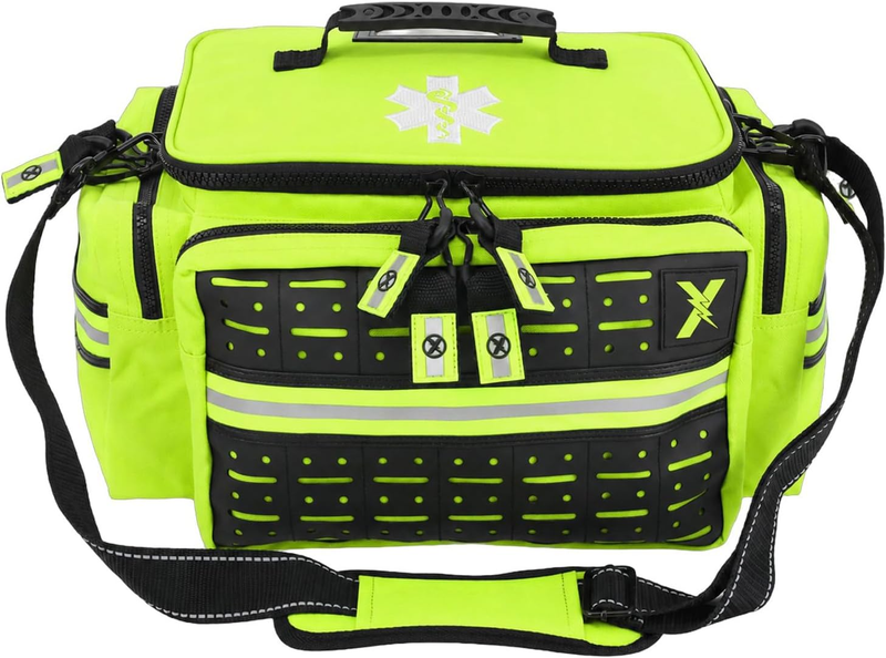 Lightning X EMT Bag LXMB25 Fully Stocked 240+ EMS Trauma Kit Fluorescent Yellow7