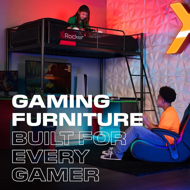 Gaming Rocker Chair w/ Speakers, Foldable Floor Seat for Teens & Kids8
