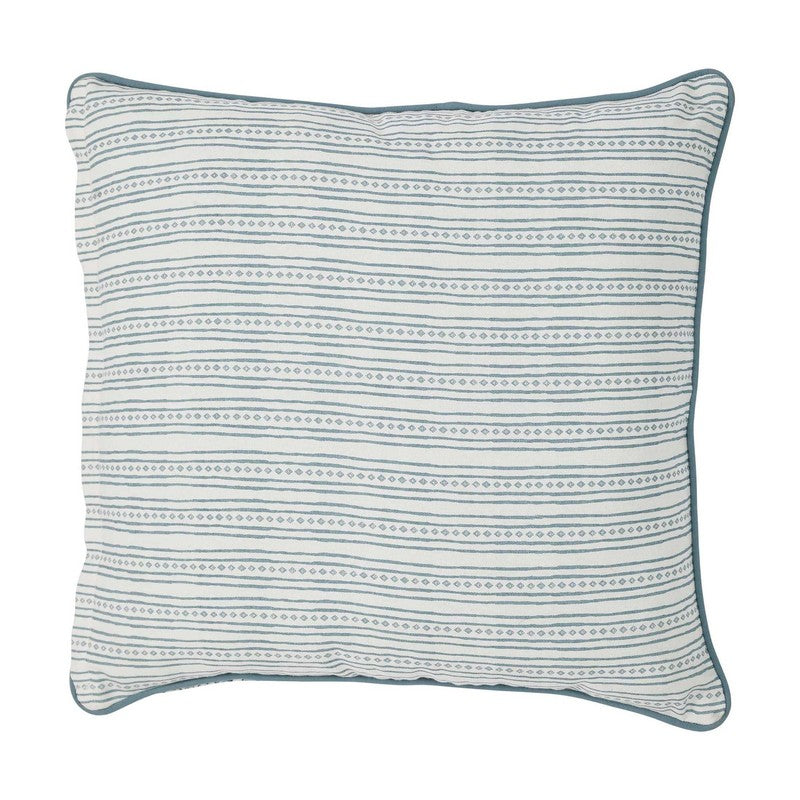 Pillow 2 Pack 20"x20" Blue Floral Reversible Cotton Decorative5