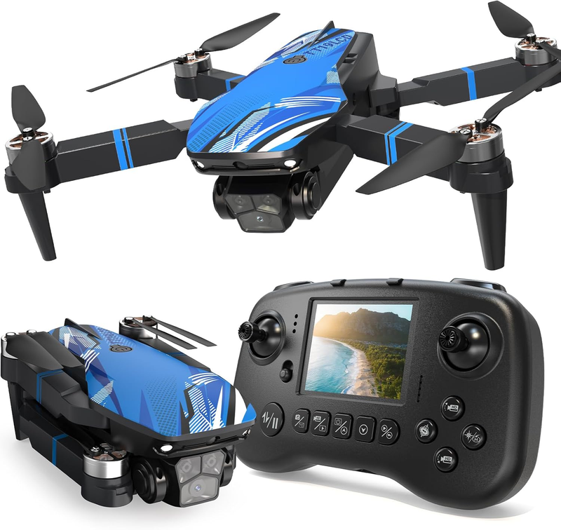 FPV Drone w/ Camera LCD Screen Brushless Motor Foldable RC Quadcopter11