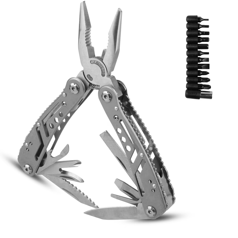 21 in 1 Multitool Folding Pocket Knife Survival Tool Set Hiking Camping0