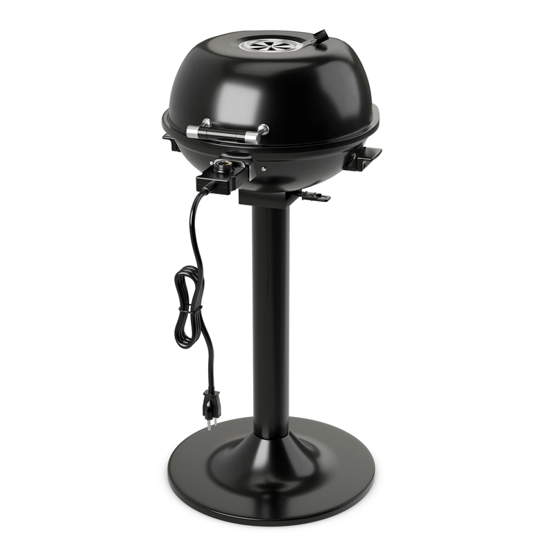 Electric BBQ Grill Portable Standing Grill with Removable Non-Stick Warming Rack9