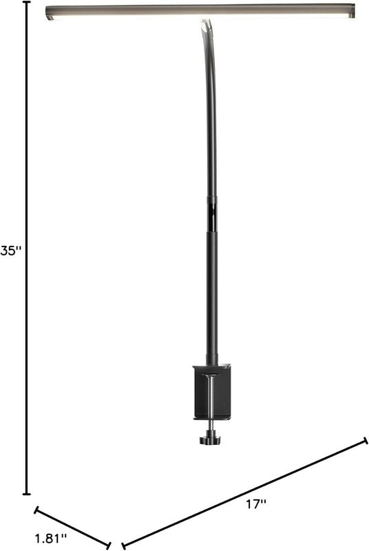 LED Desk Lamp for Office Home, Eye Caring Desk Light with Stepless Dimming Adjus6