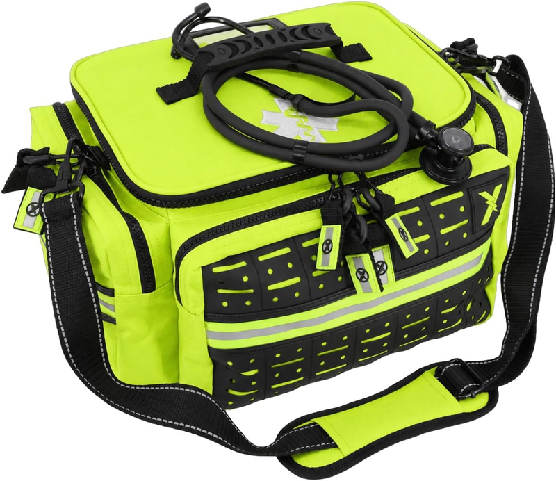 Lightning X EMT Bag LXMB25 Fully Stocked 240+ EMS Trauma Kit Fluorescent Yellow8