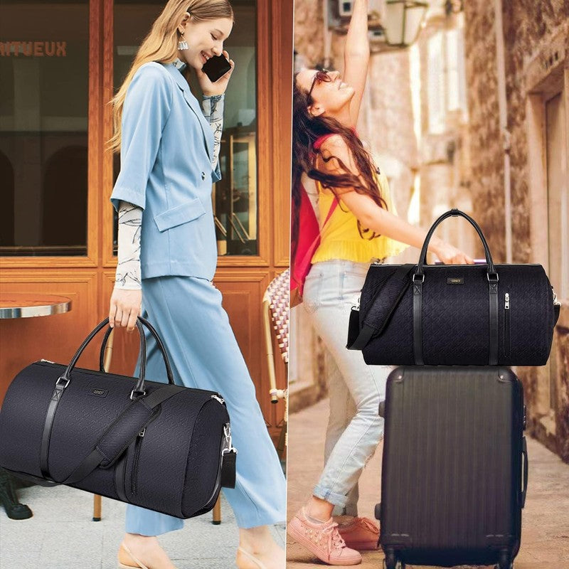 2in1 Garment Duffle Bag 3Pc Set Hanging Suit Travel Carry On5