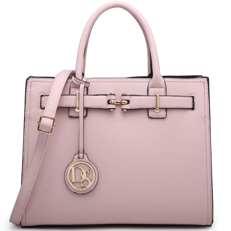 Women Satchel Purse Top Handle Work Tote Shoulder Handbag with Long Strap8