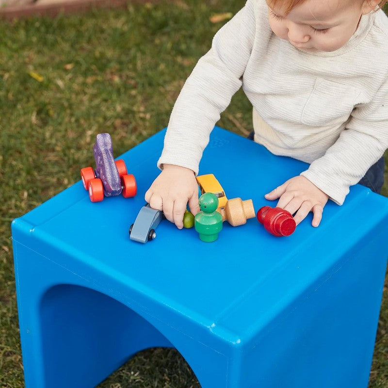 Tri Me 3 In 1 Cube Chair, Kids Furniture, Blue10
