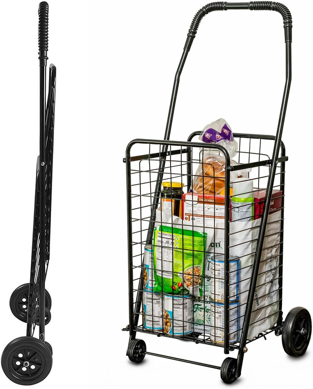 Utility Cart with Wheels to Be Used for Shopping, Grocery, Laundry and Stair Cli0