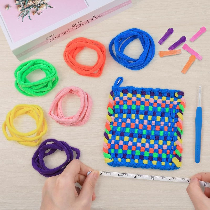 Weaving Loom Kit Toys, DIY Arts and Crafts for Kids and Adults, Ideal Gifts for 8
