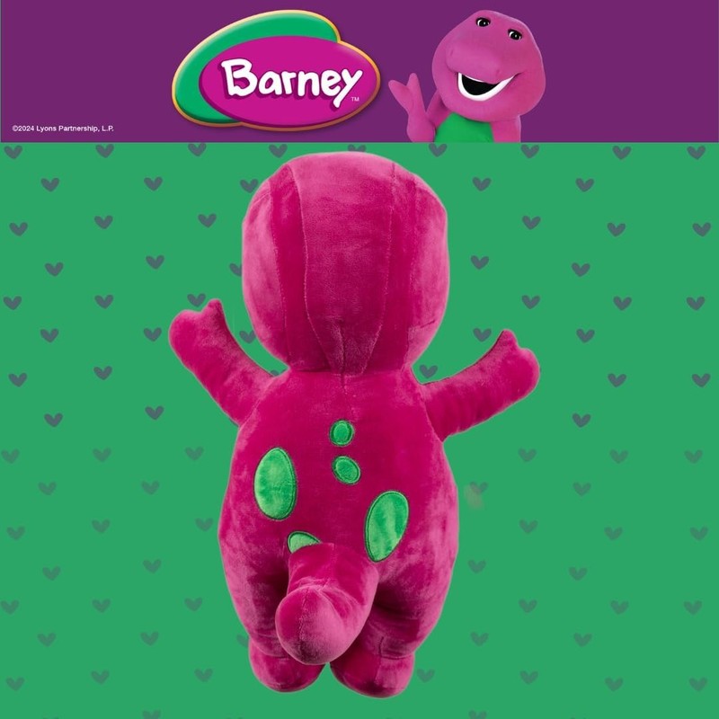 Collectibles Barney Classic Bedding Super Soft Cozy Decorative Pillow, (Official5