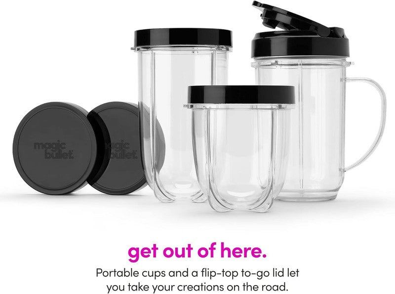 Small Blender 11 Piece Set – Compact Kitchen Blender, Black3