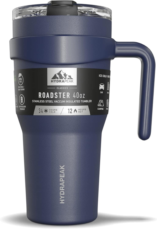 40oz Stainless Steel Tumbler w/ Handle Straw Lid Insulated Pale Sage6