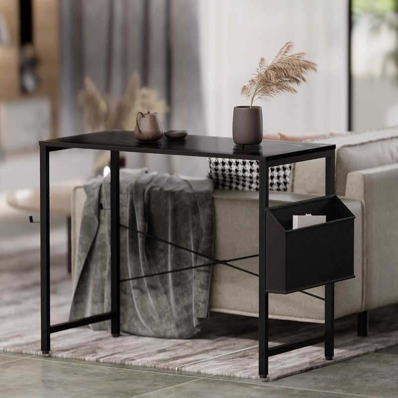 Compact 32" Home Office Desk with Storage Bag & Headphone Hook for Small Spaces1