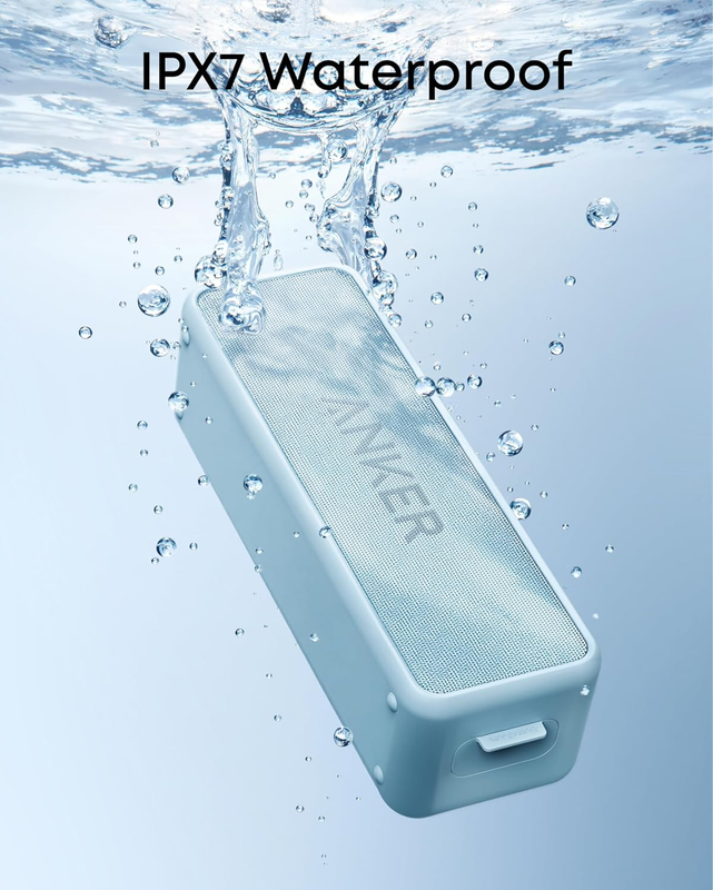 Soundcore 2 Portable Bluetooth Speaker Stereo BassUp IPX7 Waterproof 24H1