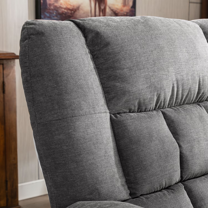Power Lift Recliner Chair Heat Massage USB Port Infinite Position Grey8