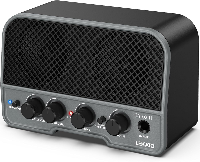 Portable 5W Mini Guitar Amp Rechargeable Electric Practice Amplifier Black8