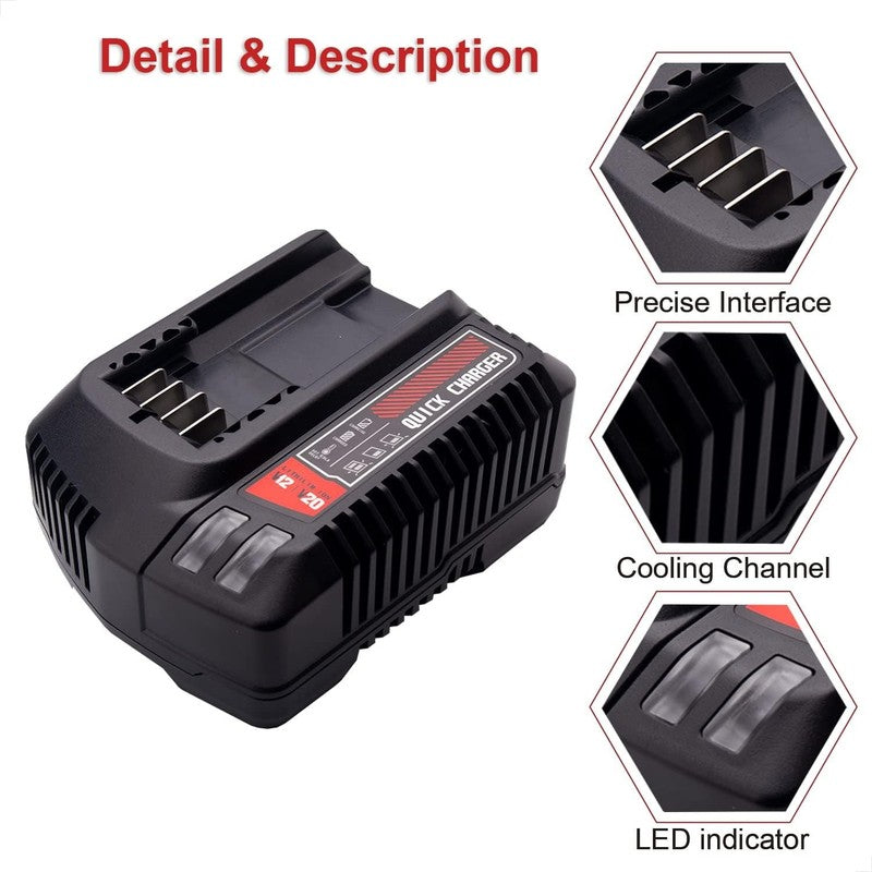 20V Max Battery Charger Replacement for Craftsman Lithium CMCB100/101/104/2052