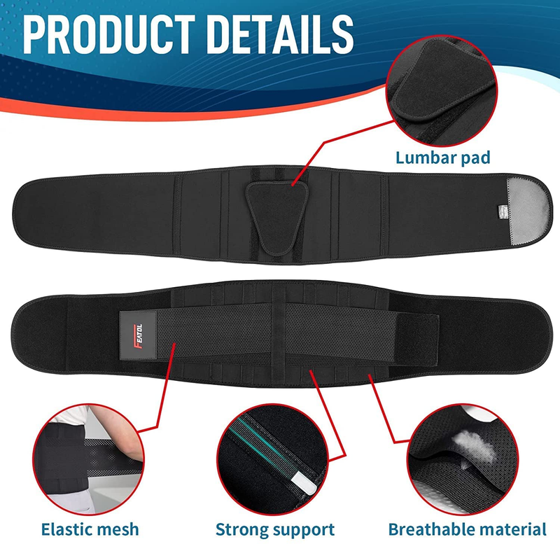 Back Brace Support Belt-Lumbar Support Back Brace for Back Pain, Sciatica, Scoli2