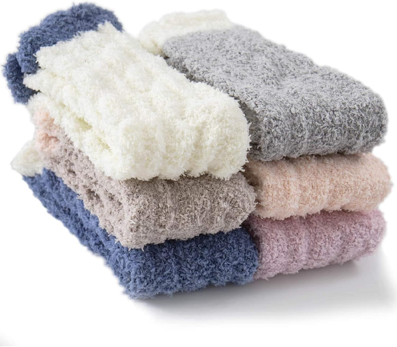 Warm & Cozy Gifts for Women, Stocking Stuufers, Fluffy Fuzzy Plush Sleeping Slip7