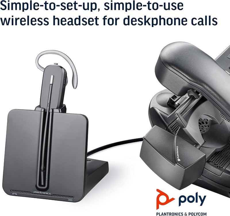 Wireless DECT Mono Headset Convertible 3 Way Desk Phone Noise Canceling2
