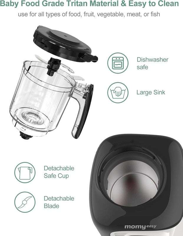 Baby Food Maker Multifunction Steamer Blender Chopper Auto Cooking Touch7