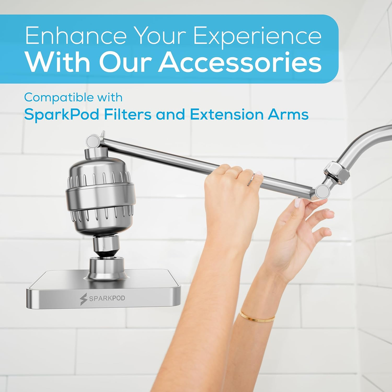 Shower Head - High Pressure Rain - Premium Quality Luxury Design - 1-Min Install6