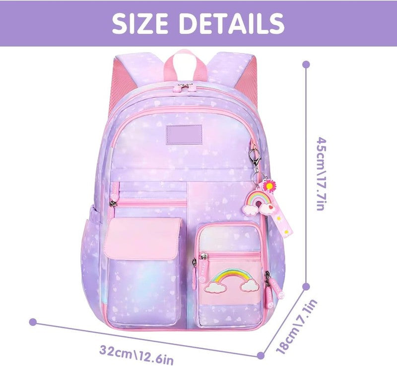 School Bag Backpacks for Girls,Shoulder Children School Bookbags for Kids,Primar8