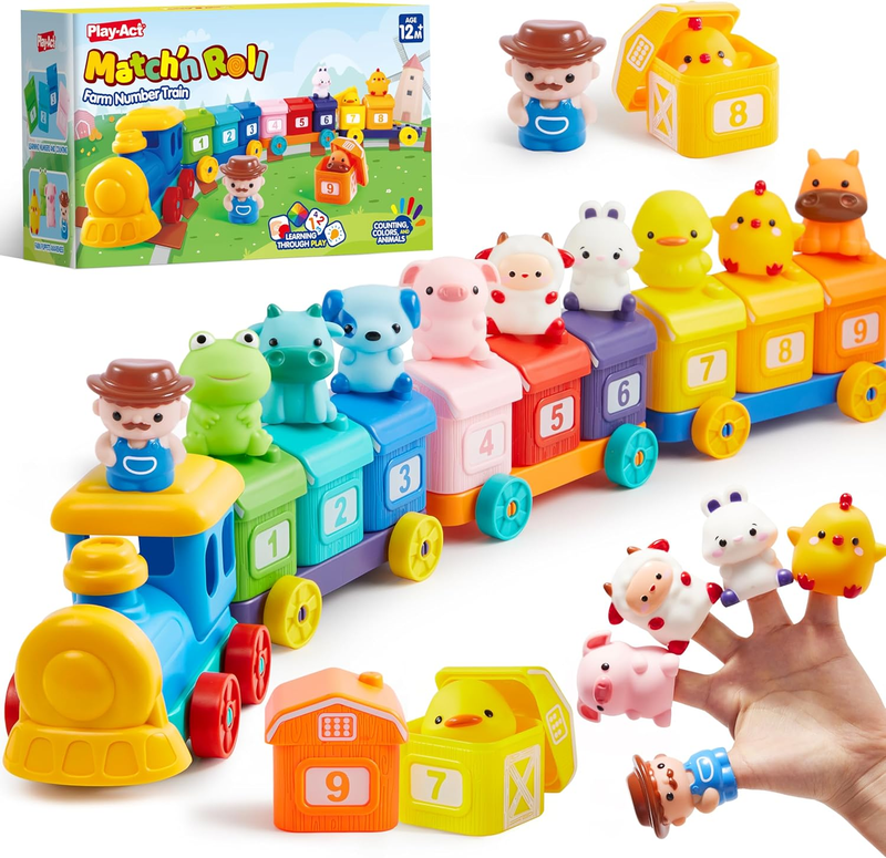 Learning Toy for Toddlers 1 2 3 Years Old, Counting, Matching & Sorting Montesso10