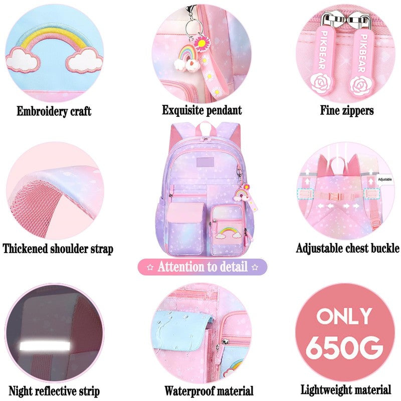 School Bag Backpacks for Girls,Shoulder Children School Bookbags for Kids,Primar1