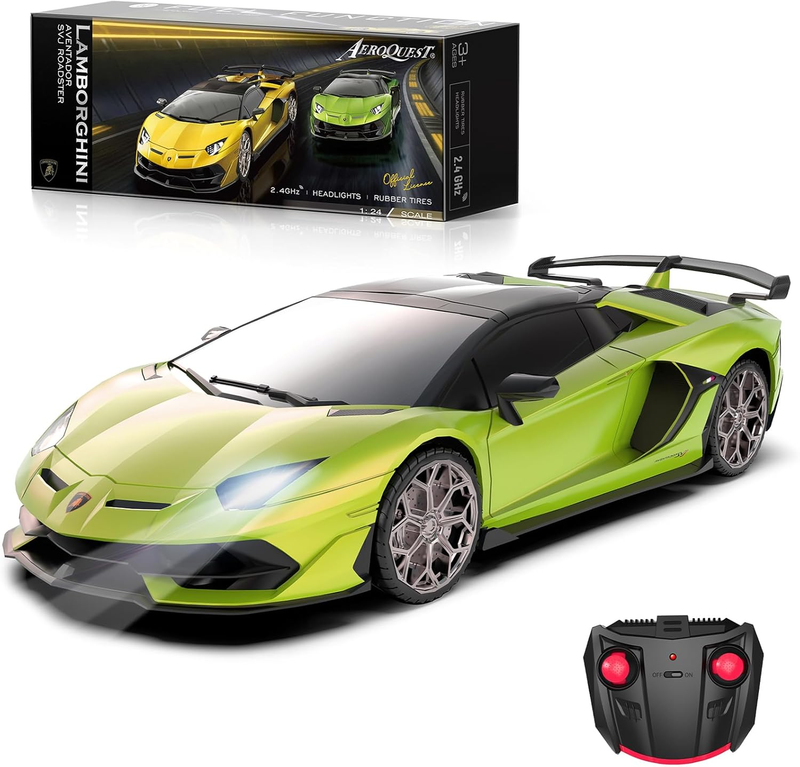 Lamborghini Remote Control Car, 1:24 Scale Electric Sport Racing Hobby Toy Car L0
