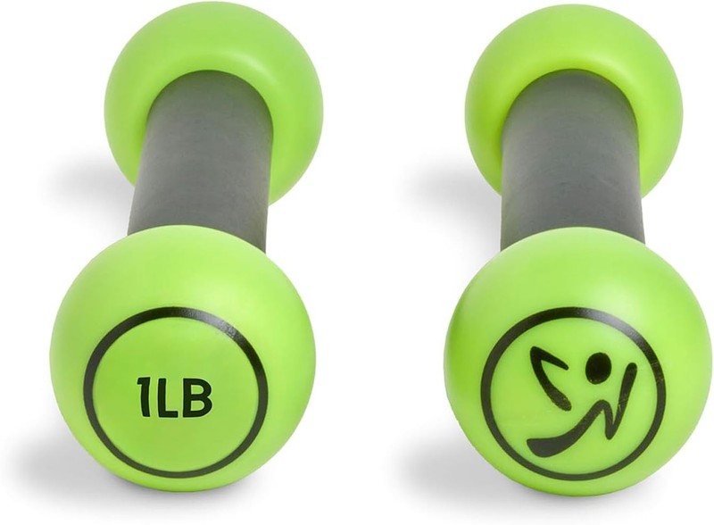 Toning Sticks 1 Lb Weights Set of 2, 1 Pound Hand Weights for Women, Dumbbell We8