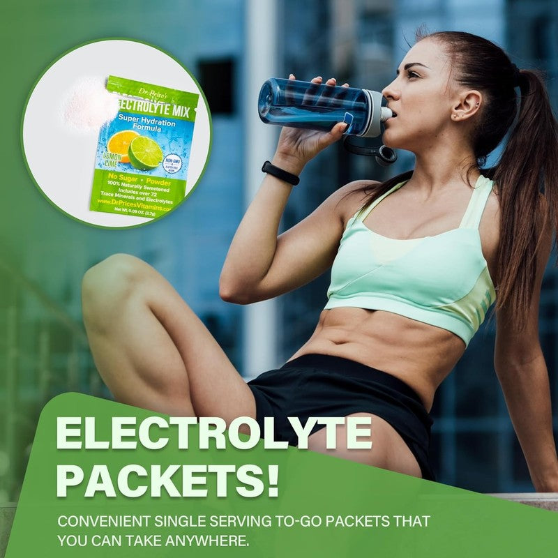 Dr. Price’s Electrolyte Mix, Sugar-Free Lemon Lime Powder Packets, 30 Ct4