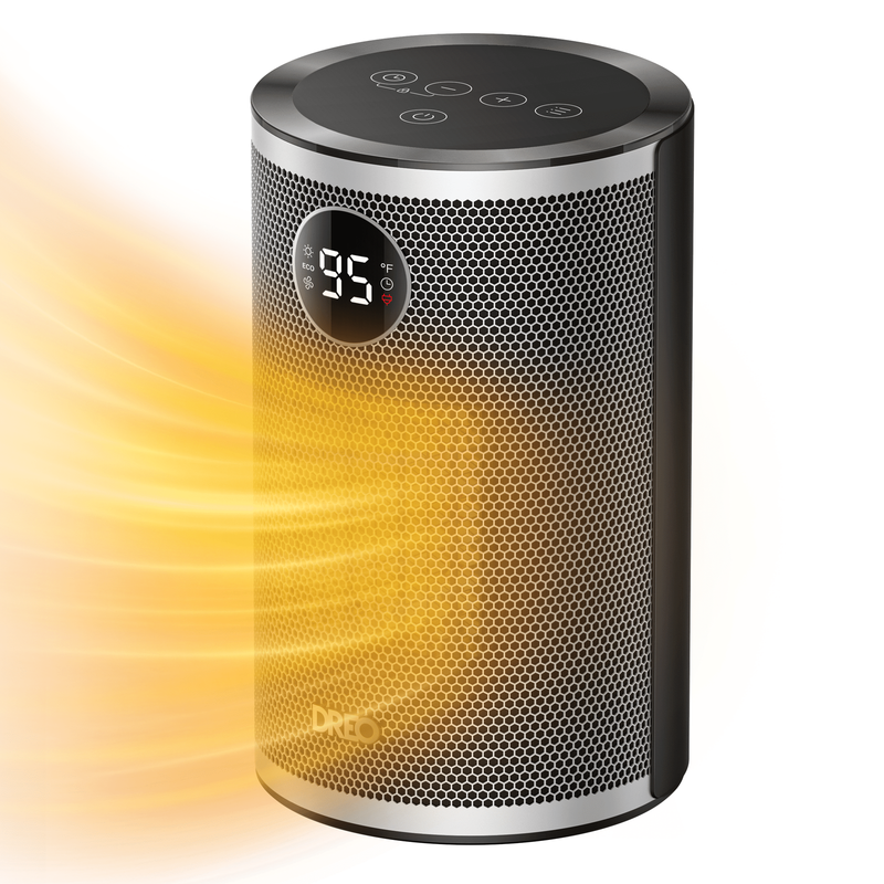 1500W Portable Electric Space Heater w/ Timer, 3 Modes, Quiet & Safe11