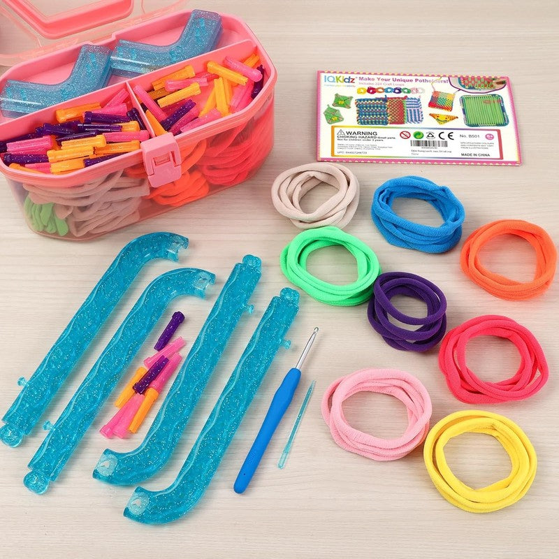 Weaving Loom Kit Toys, DIY Arts and Crafts for Kids and Adults, Ideal Gifts for 7