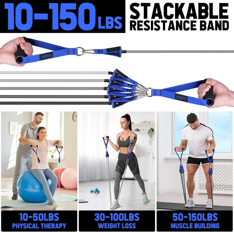 Ultimate Resistance Bands Set for Home Workouts, Strength Training & Therapy3