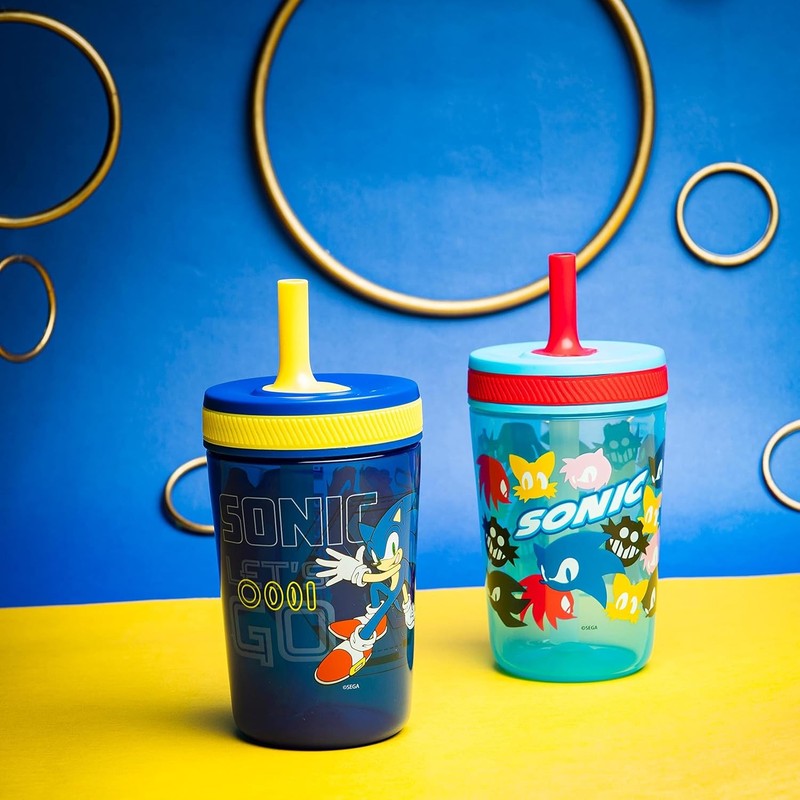 Kelso 15Oz Toddler Cups, 2 Pack Leak Proof Durable Sippy Cups for Travel/Home8