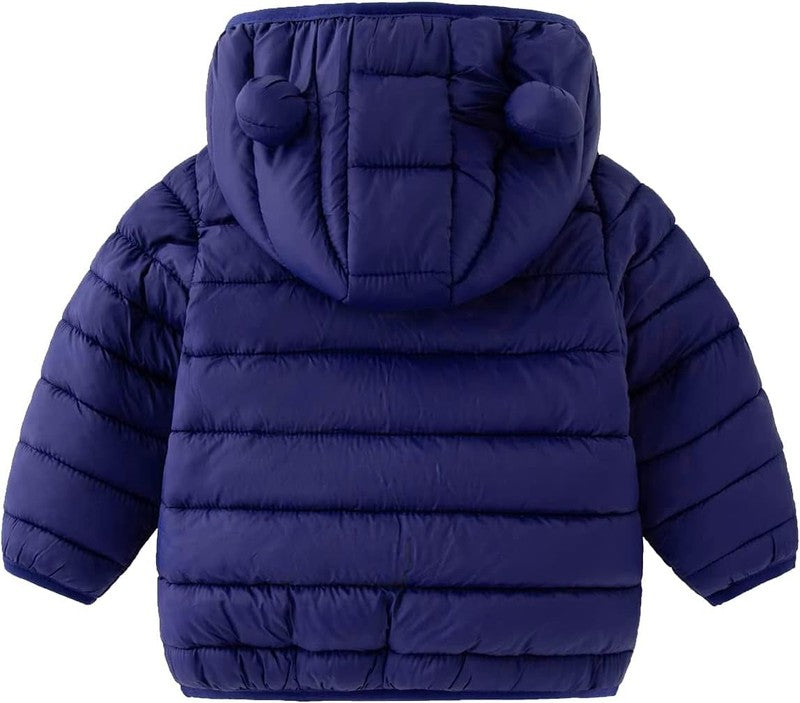 Baby Winter Puffer Jacket with Bear Hood Toddler Coat 6M 3T Boys & Girls1