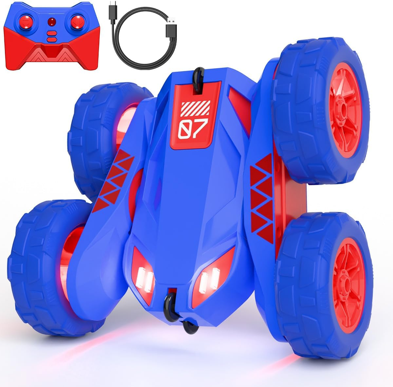 Remote Control Car, Rechargeable RC Cars & Remote Double-Sided Driving 360° Flip9