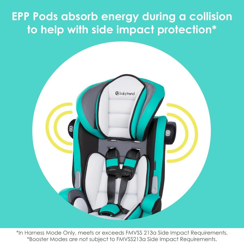 Hybrid SI 3 in 1 Booster Car Seat Side Impact Hoboken Teal Toddler6