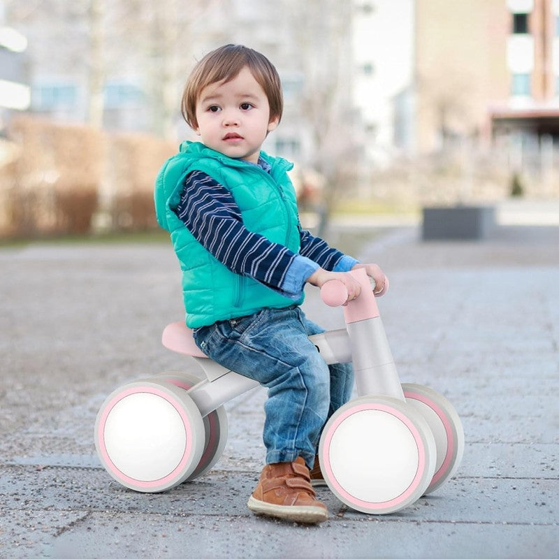 Baby Balance Bike for 1 Year Old, 4 Wheel First Bike 12 24M Birthday Gift8