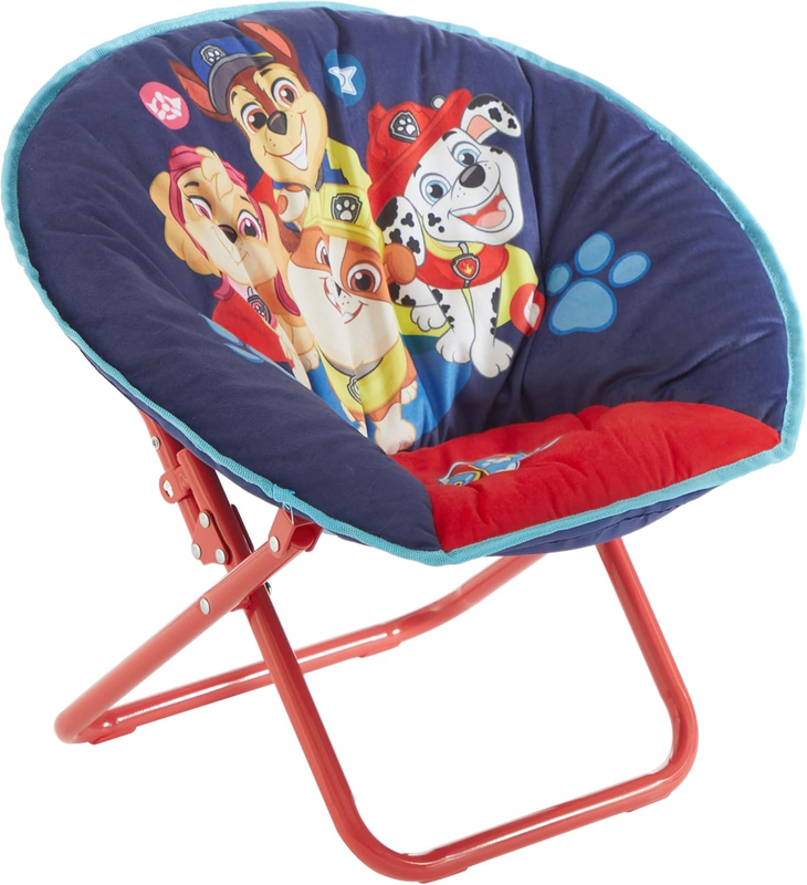 Toddler Saucer Chair 19in Folding Kids Chair Paw Patrol Ages 3+ Portable6
