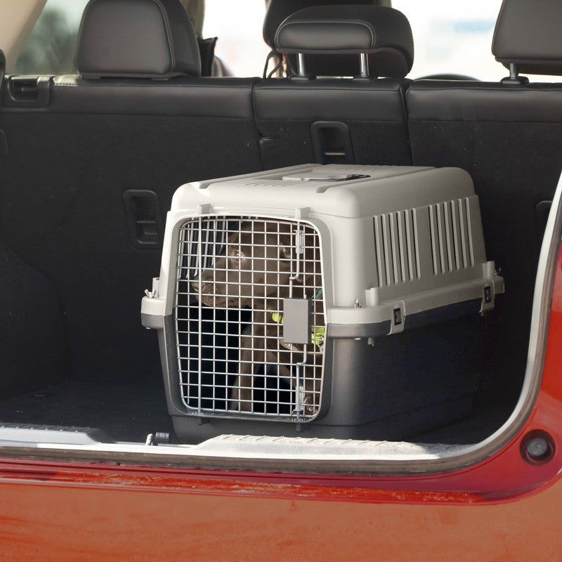 Airline Approved Plastic Dog Kennel with Wheels, Medium6