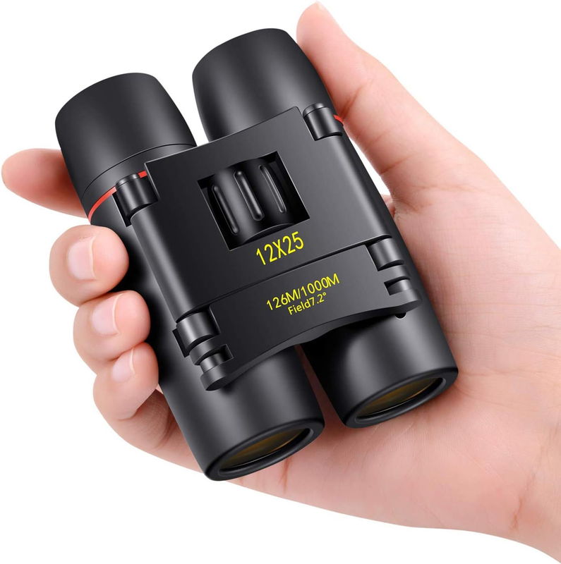 12x25 Pocket Binoculars Compact Adults Kids Bird Watching Concerts11