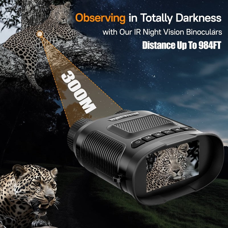 Night Vision Binoculars 7 Level IR, 3" IPS Screen, 8X Zoom, 32GB Photo/Video5