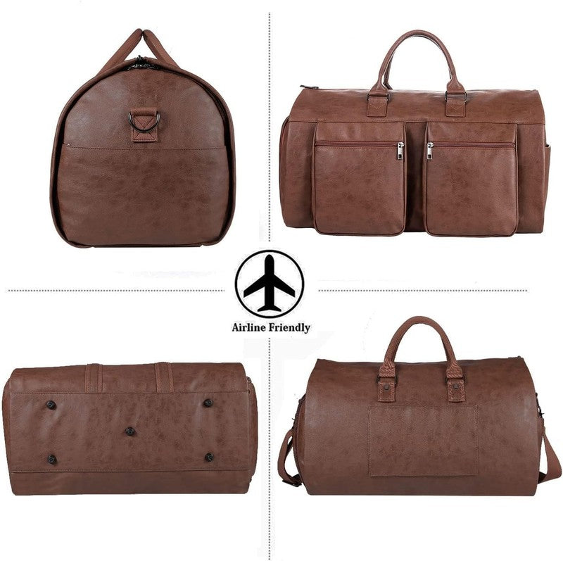 2in1 Garment Duffle Bag Hanging Suit Travel Carry On Business Men Women4