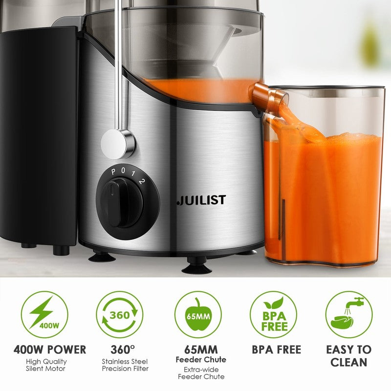 Juicer Extractor Easy Clean, 3 Speeds Control, Stainless Steel BPA Free1