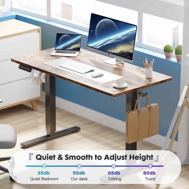 Adjustable Electric Standing Desk 48"x24" with Memory Presets for Home Office6