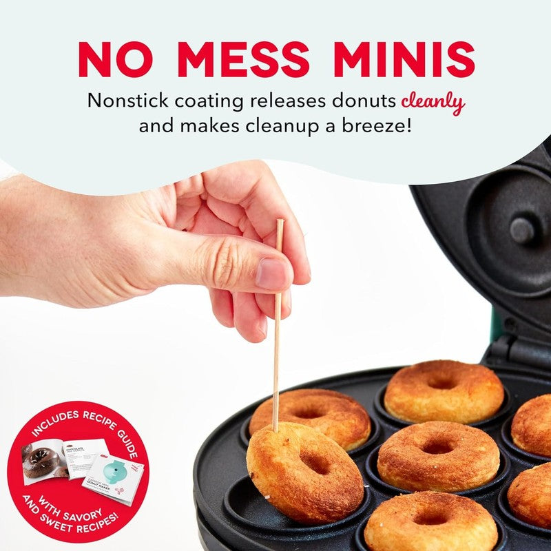 Express Mini Donut Maker   Homemade Dessert Maker   Features Double Sided, Non S4